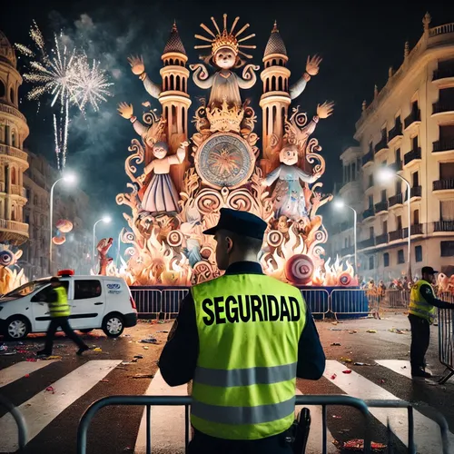 policia en fallas